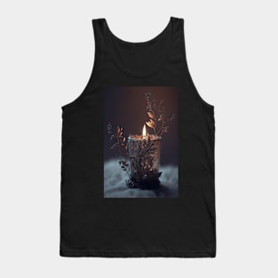 If nature was a candle - Delicately Ornate candle Tank Top